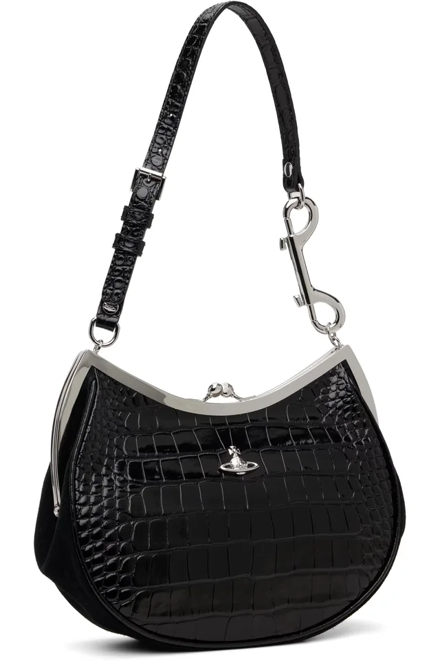Vivienne Westwood Black Frame Purse, photo 2 of 4 from SSENSE