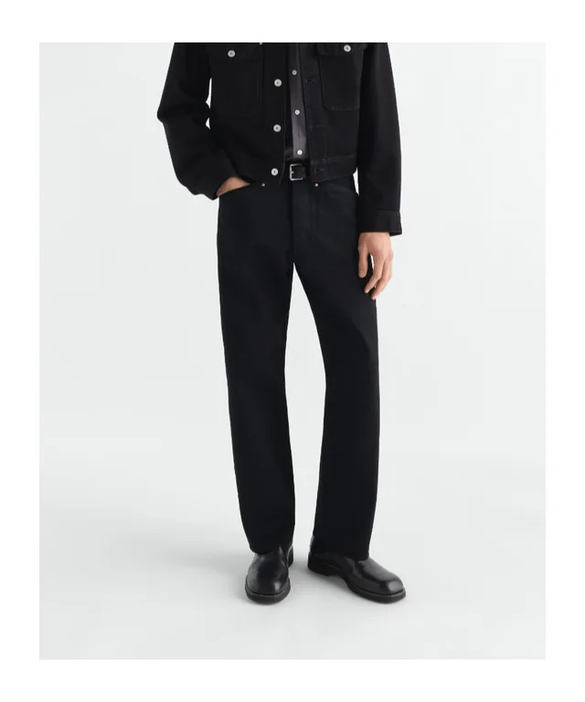 Lemaire Black selvedge denim five-pocket straight-leg trousers, photo 4 of 7 from SENSER