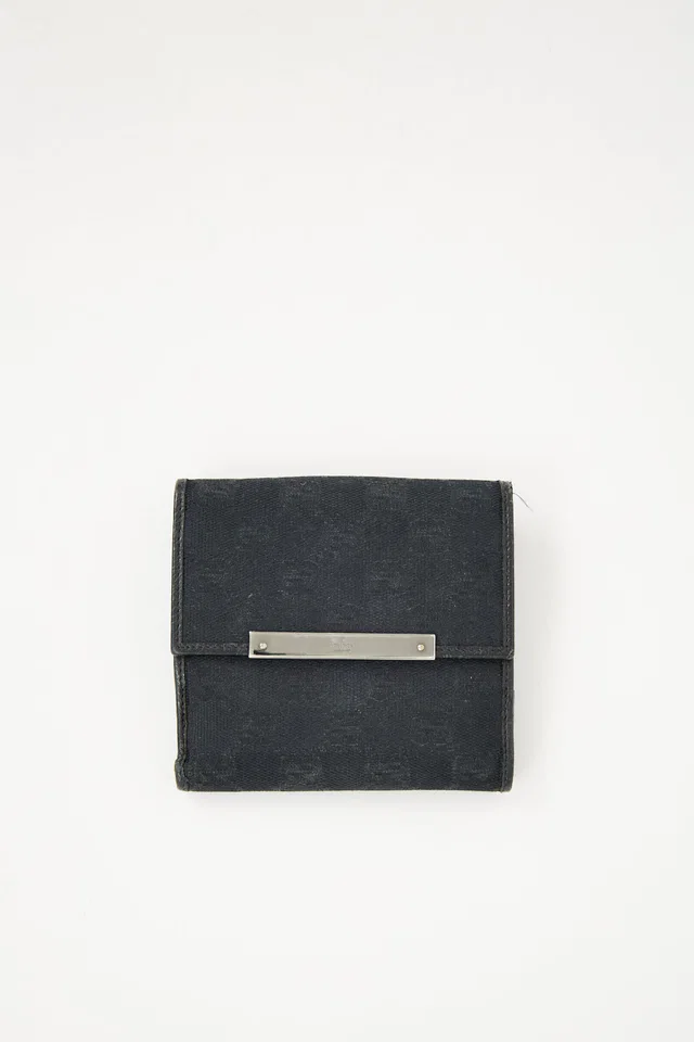Gucci Canvas GG Monogram Wallet in Canvas from VSP Consignment