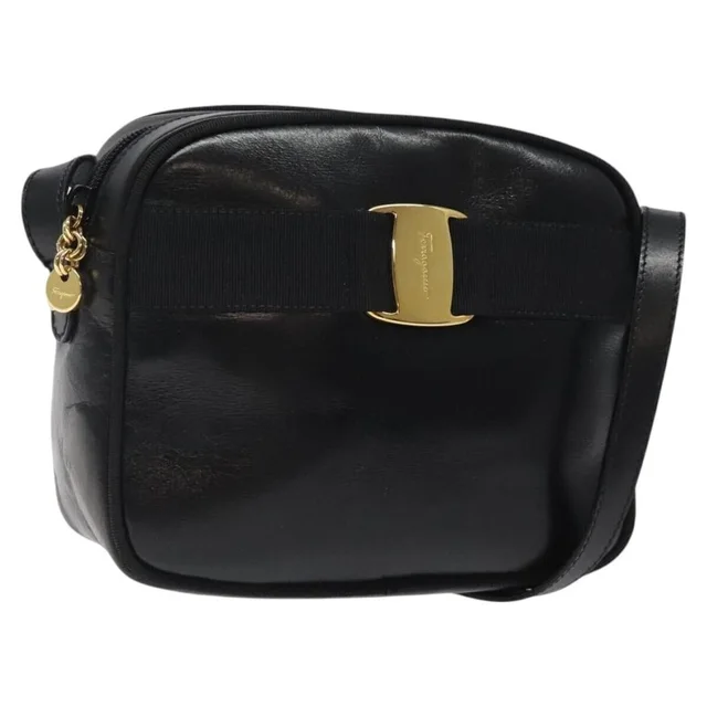 Ferragamo Vara Bow Camera Leather in black Leather from Poshmark