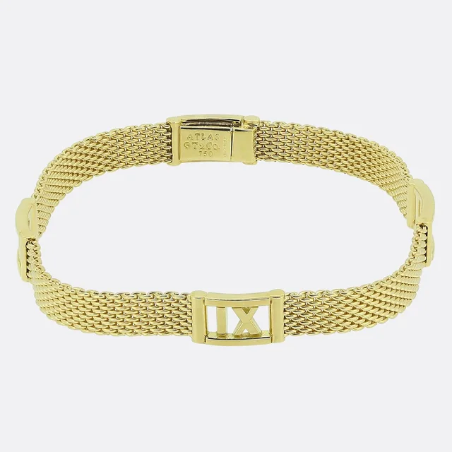 Tiffany & Co. Atlas Bracelet in Woven leather from The Vintage Jeweller