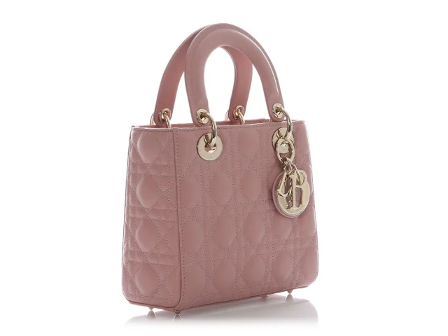 Small Old Rose Pink Lambskin Lady Dior My ABCDior in Pink Lambskin from Ann's Fabulous Finds, photo 5 of 9