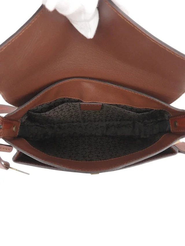 Celine Hand-painted shoulder bag Brown/Multicolor from VINTAGE QOO TOKYO, photo 5 of 10