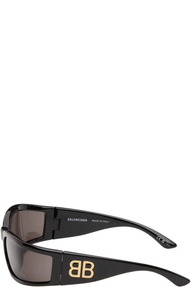 Balenciaga Black Sunset Sunglasses, photo 3 of 4 from SSENSE