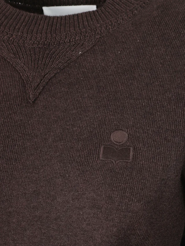 Isabel Marant Logo-Embroidered Crewneck Jumper, photo 3 of 3 from SENSER