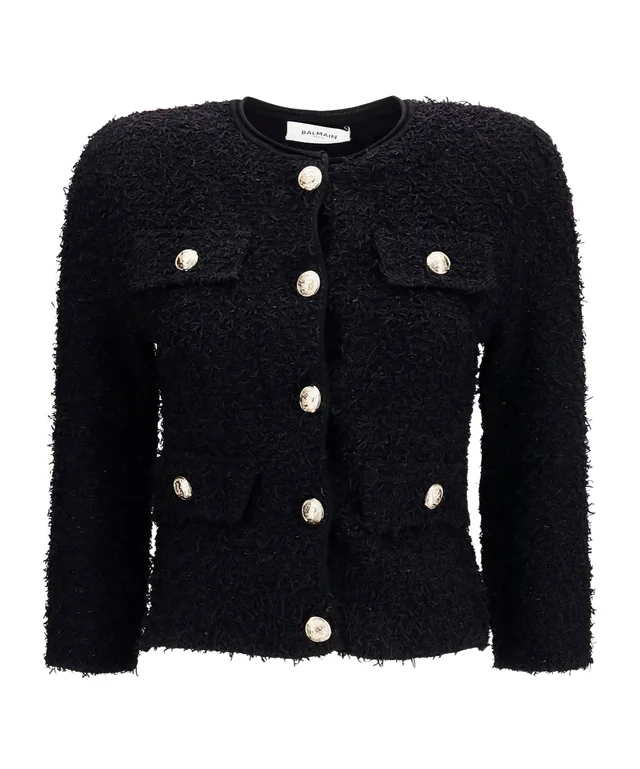 Balmain Cropped Double-Breasted Jacket from SENSER, photo 1 of 1