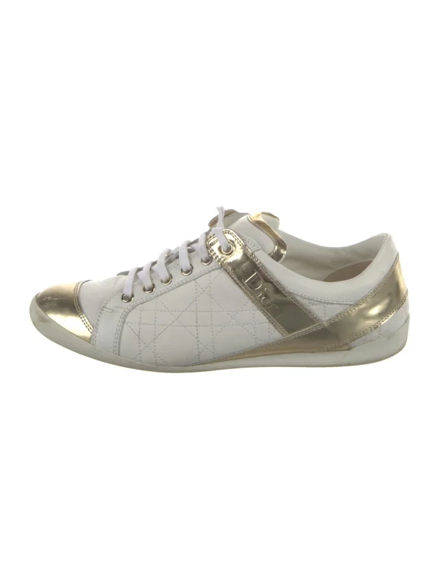 Dior Sprint Basket Sneakers in white Leather from The RealReal