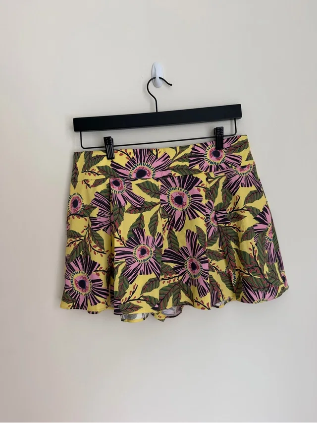REDValentino Yellow Floral Shorts in pink|yellow from Poshmark