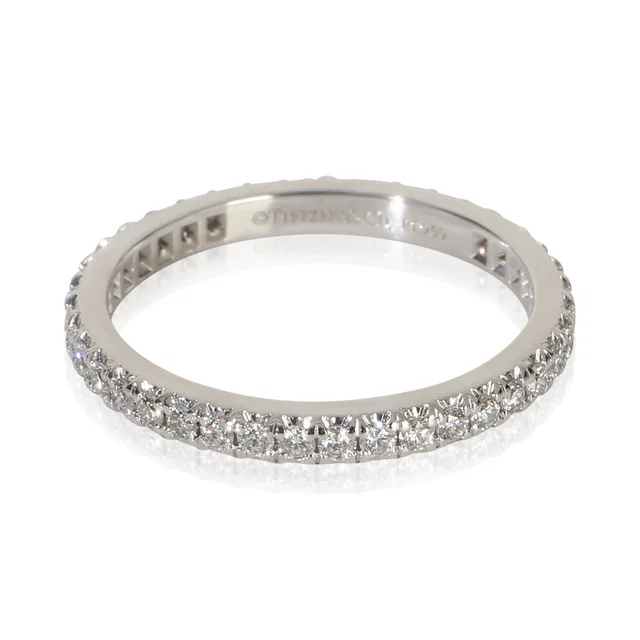 Tiffany & Co. Platinum Diamond Soleste Band 950 from HEWI