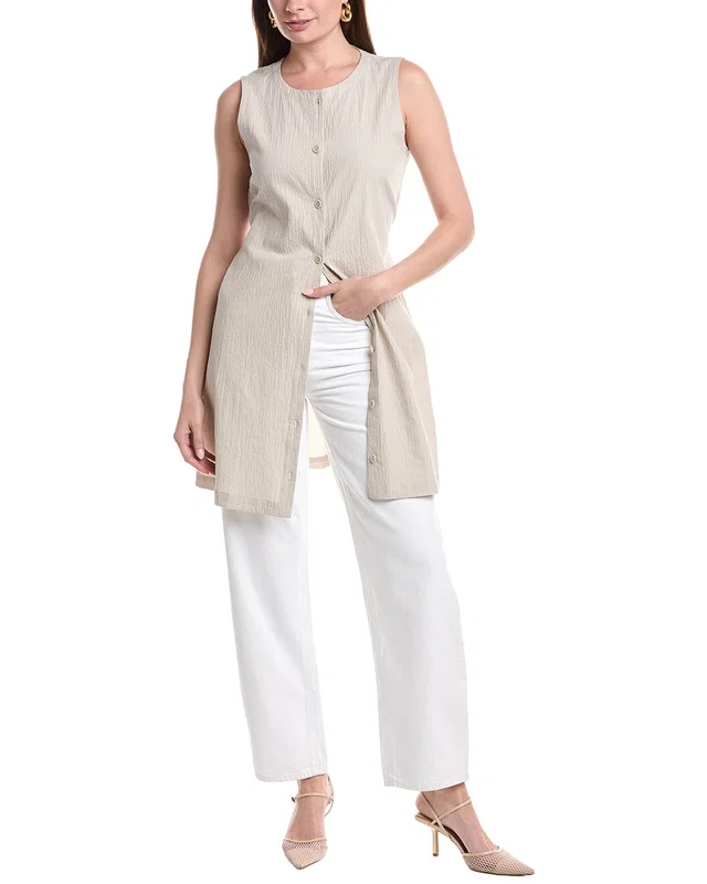 EILEEN FISHER Tie Back Vest, image 1 of 1 from Rue La La