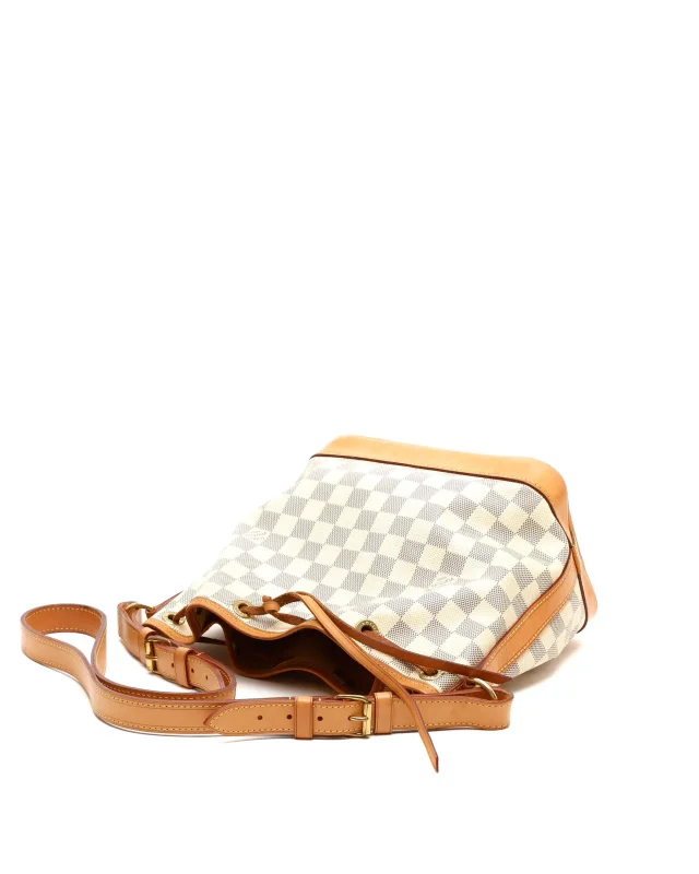 Louis Vuitton Damier Azur Noé BB Bag in Coated canvas from A Retro Tale, photo 4 of 9