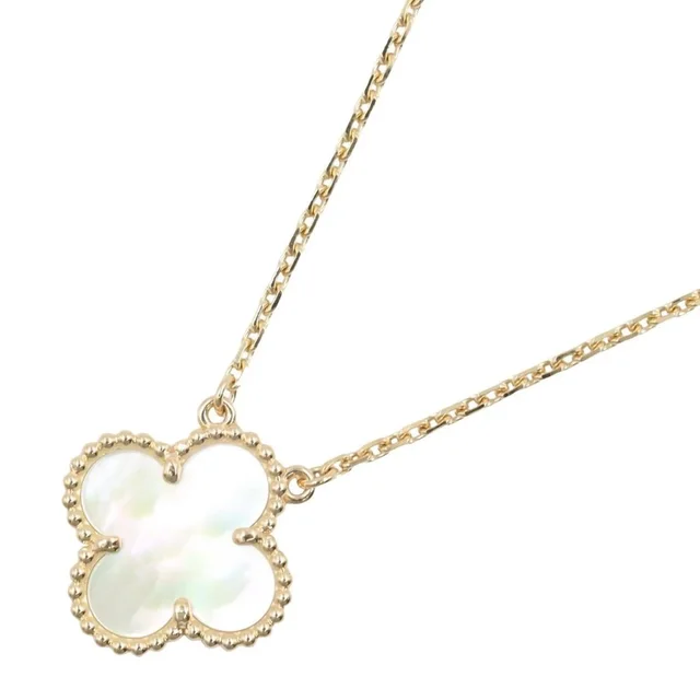 Van Cleef & Arpels Vintage Alhambra Mother-Of-Pearl Necklace in multicolor from Grailed