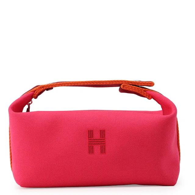 Hermès Brid a Black Hibiscus Canvas Size PM in Black Canvas from GALLERY RARE