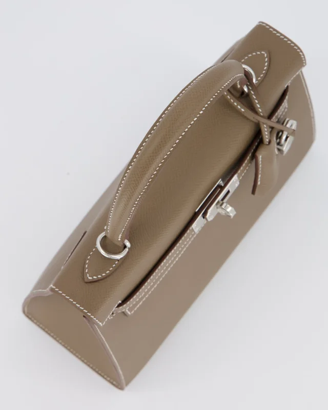 Hermès Kelly 25 Sellier Bag in Taupe Epsom leather from Sellier, photo 14 of 20