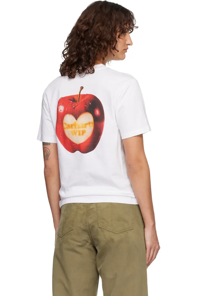 Carhartt Work In Progress White Spoiled T-shirt, photo 3 of 4 from SSENSE