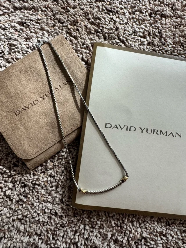 David Yurman Cable Necklace in silver|gold|gray from Poshmark