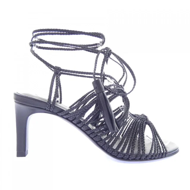 Hermès Cama Sandals Black in Black Nappa leather from The Reluxe