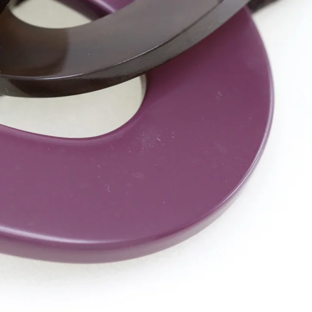Hermès Lacquer Buffalo Horn Necklace in Brown Others from LuxUness, photo 7 of 10