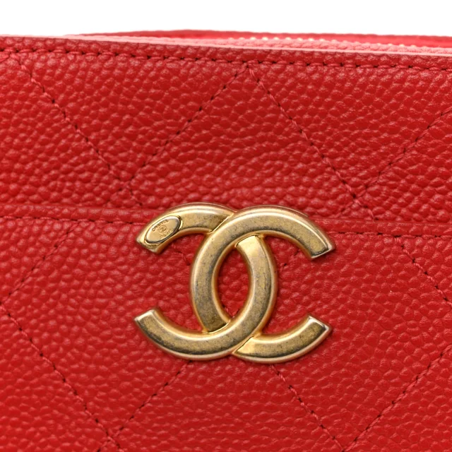 Chanel Caviar Quilted Waist Bag Red in Red Caviar leather from FASHIONPHILE, photo 12 of 15