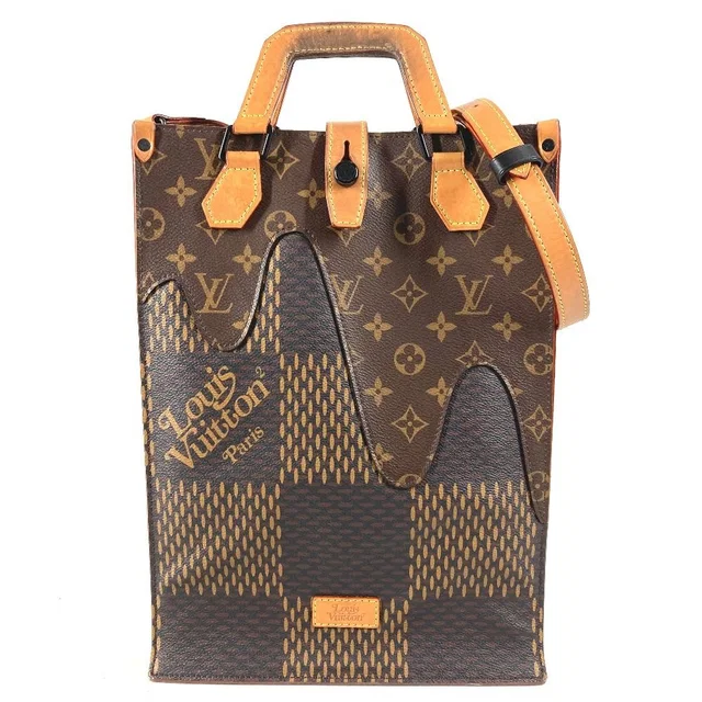 Louis Vuitton Tote Bag Mini Damier Canvas Brown in Brown Canvas from The Reluxe