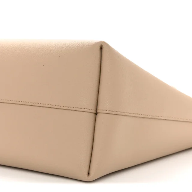 Saint Laurent Large Shopping Tote Dark Beige in Beige Calfskin from FASHIONPHILE, photo 11 of 13