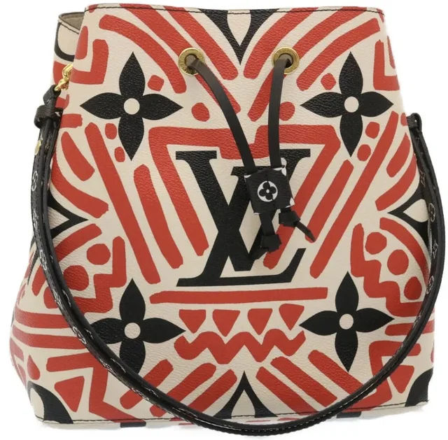 Louis Vuitton Neonoe Limited Edition Crafty Monogram Giant Red Canvas Bag in Red Canvas from HEWI