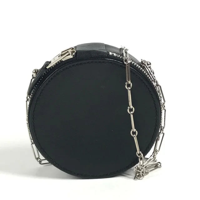 Hermès Shoulder Bag Villandry Micro Swift Black in Black Swift leather from The Reluxe