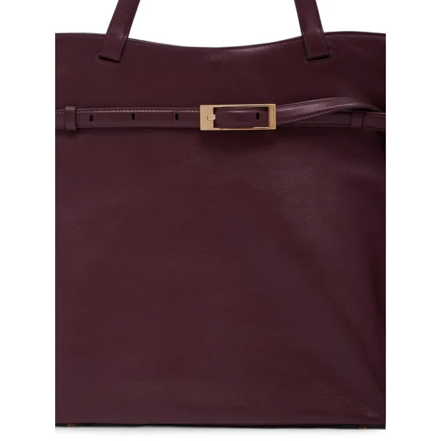 Anine Bing Elly tote small-grained leather - fig, photo 2 of 2 from SENSER