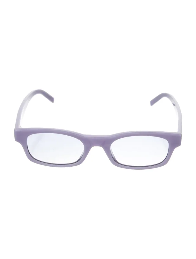 Givenchy Square Clear Sunglasses in purple from The RealReal
