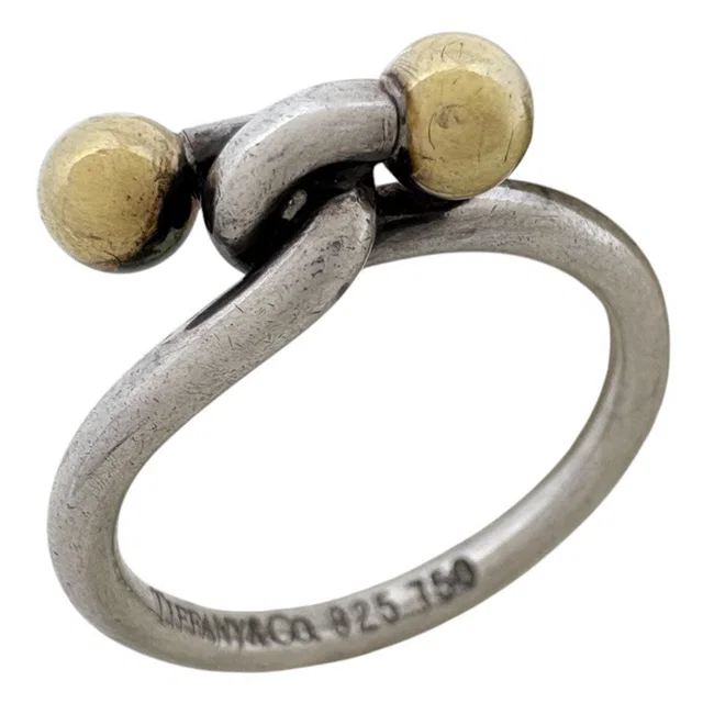 Tiffany & Co. Hook Eye Ring 925 Sterling Silver in Silver from The Reluxe