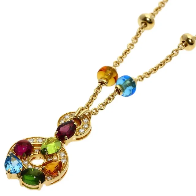 Bvlgari Astrale Cerchi Multi-Stone Diamond Necklace 18k Yellow Gold Women's in multicolor from Grailed
