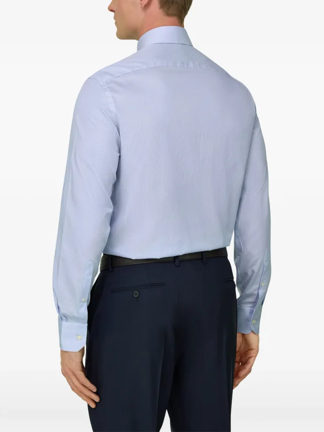 Boggi Milano naples striped shirt in Blue, photo 4 of 6 from FARFETCH