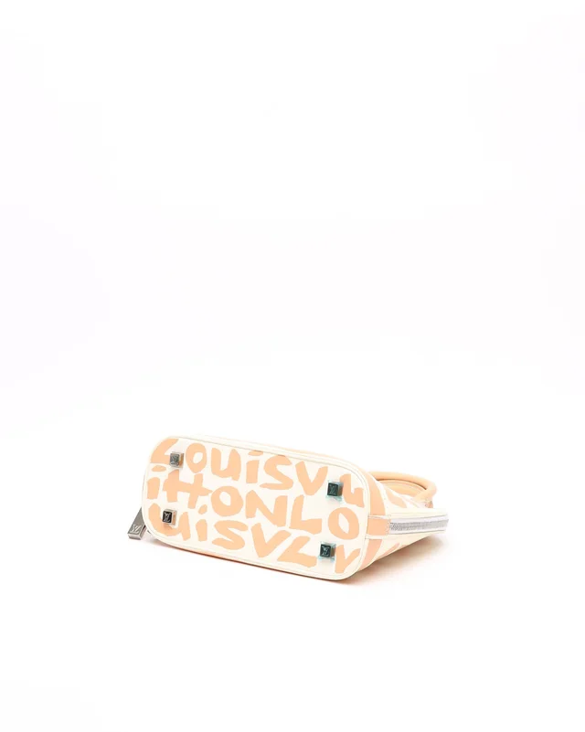 Louis Vuitton Stephen Sprouse Graffiti Alma MM Bag in Leather from A Retro Tale, photo 4 of 11