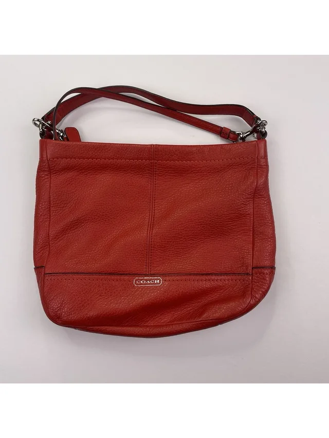 Coach Pursue Park Pebble Leather Red Mini Duffle Crossbody Bag Should Strap in red Leather from Poshmark