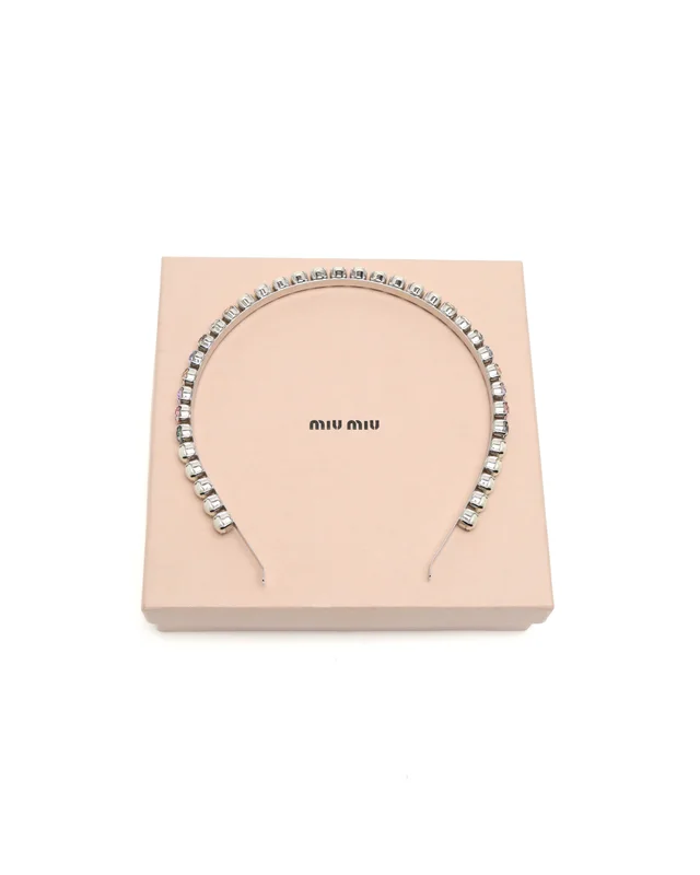 Miu Miu Pearl & Rhinestone Headband from A Retro Tale, photo 2 of 5