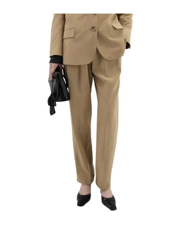 Magda Butrym pleated straight-leg trousers, photo 3 of 3 from SENSER