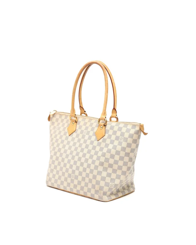 Louis Vuitton Azur Damier Saleya MM Bag in Canvas from A Retro Tale, photo 3 of 12