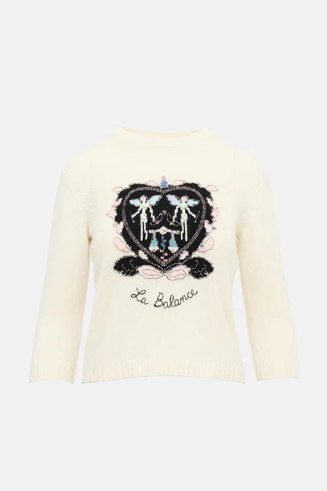 Dior Embroidered La Balance Sweater from VSP Consignment