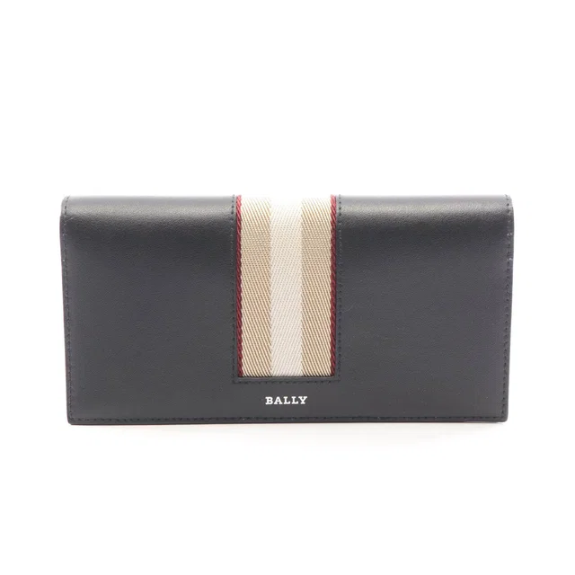 Bally BALEN Leather Long Bifold Wallet in Leather from LuxUness