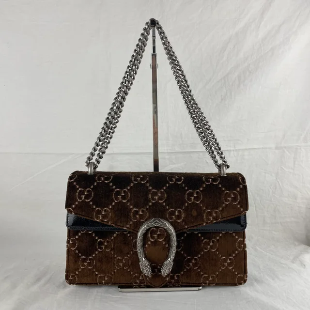 Gucci Brown Velvet Small Dionysus Bag from Reowned