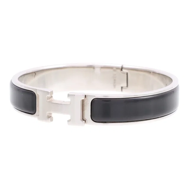 Hermès Click H Black/Silver in Black from VINTAGE QOO TOKYO