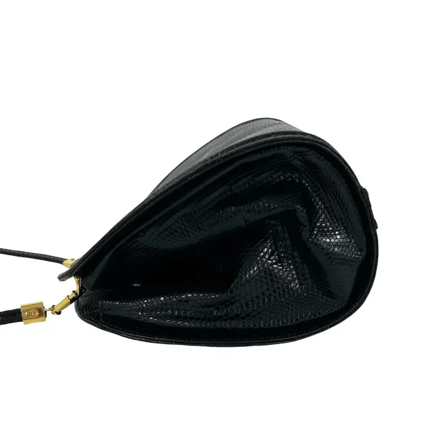 Gucci Lizard Shoulder Bag in Black Lizardskin from LuxUness, photo 5 of 10