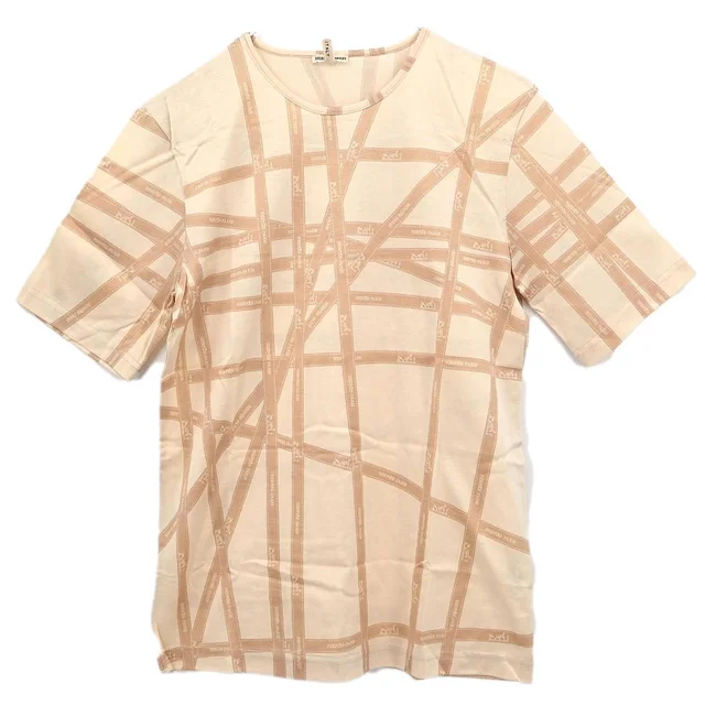 Hermès T-shirt Top Light Beige #S in Beige from AMORE Vintage Tokyo