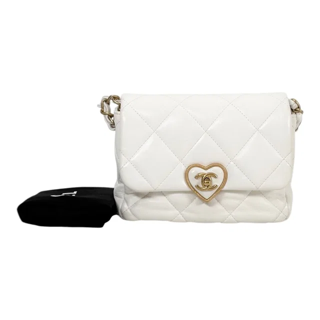 Chanel Small Coco CC Love Heart Flap Bag from Luxury Promise