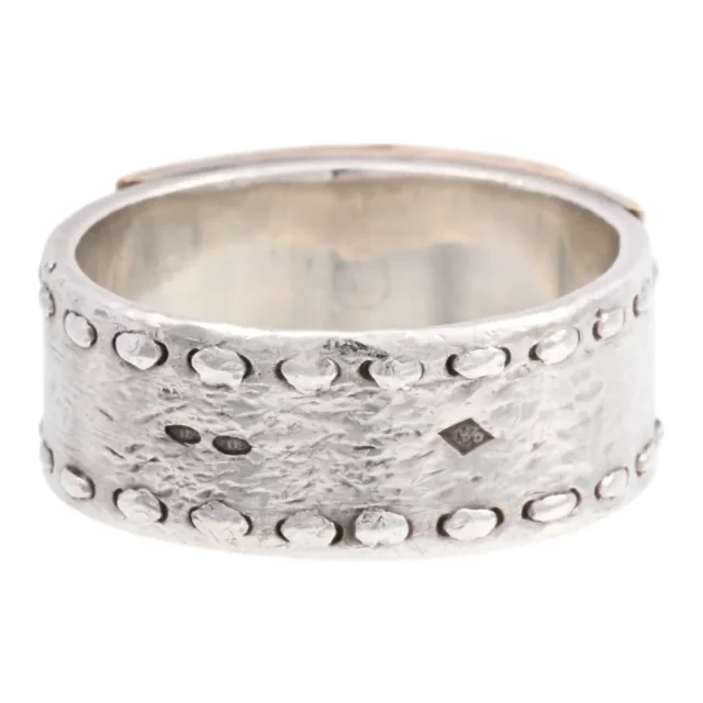 Hermès Kelly Cadena ring #53 Silver/Gold from VINTAGE QOO TOKYO, photo 4 of 8