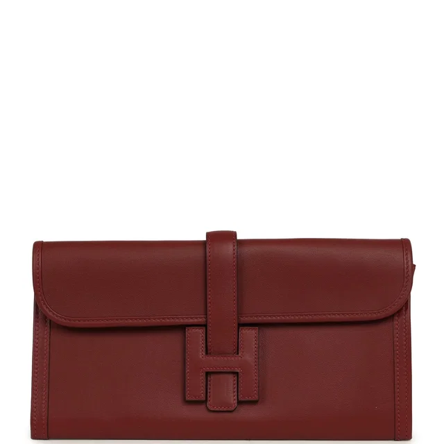 Hermès Jige Elan 29 Rouge H Swift in Burgundy Swift leather from Madison Avenue Couture