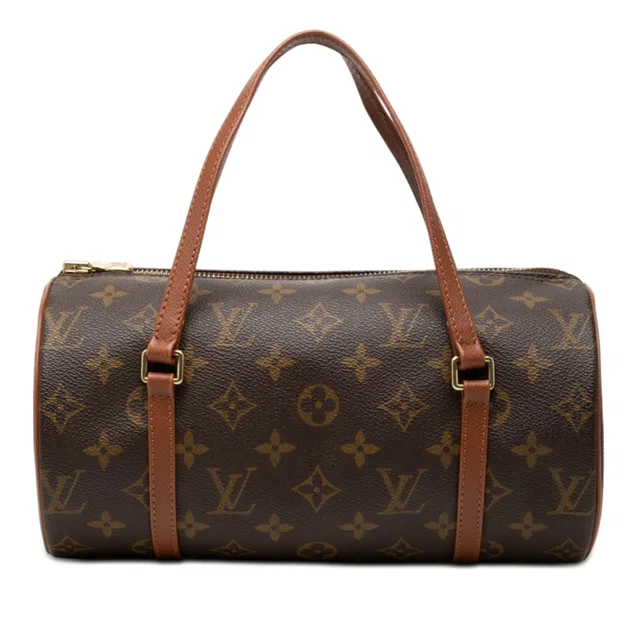 Brown Louis Vuitton Monogram Papillon 26 Handbag in Brown Coated canvas from Designer Revival