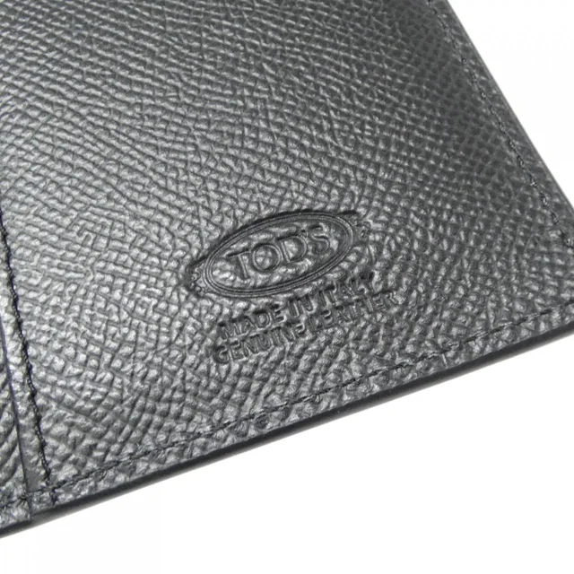 Tod's MTSYB7300UGAB999 Wallet in BLACK / SILVER metal fittings calf from KOMEHYO, photo 6 of 8