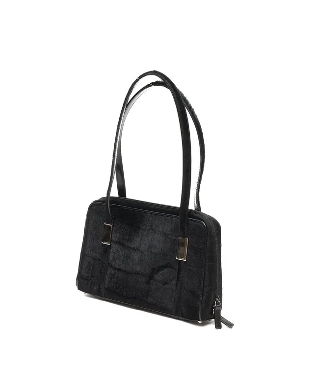 Gucci Vintage Pony Hair Bag in Leather from A Retro Tale, photo 2 of 7