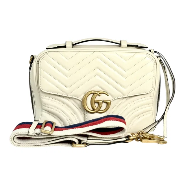 Gucci Marmont Camera White Bag in White from Luxury Promise